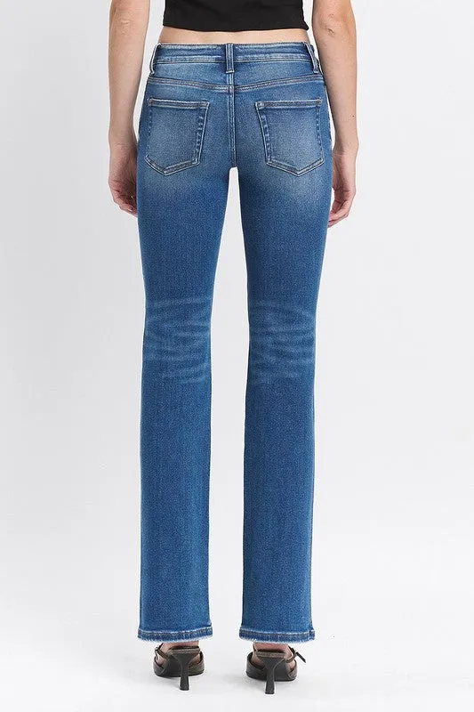 Humour Low Rise Bootcut Jeans by Vervet