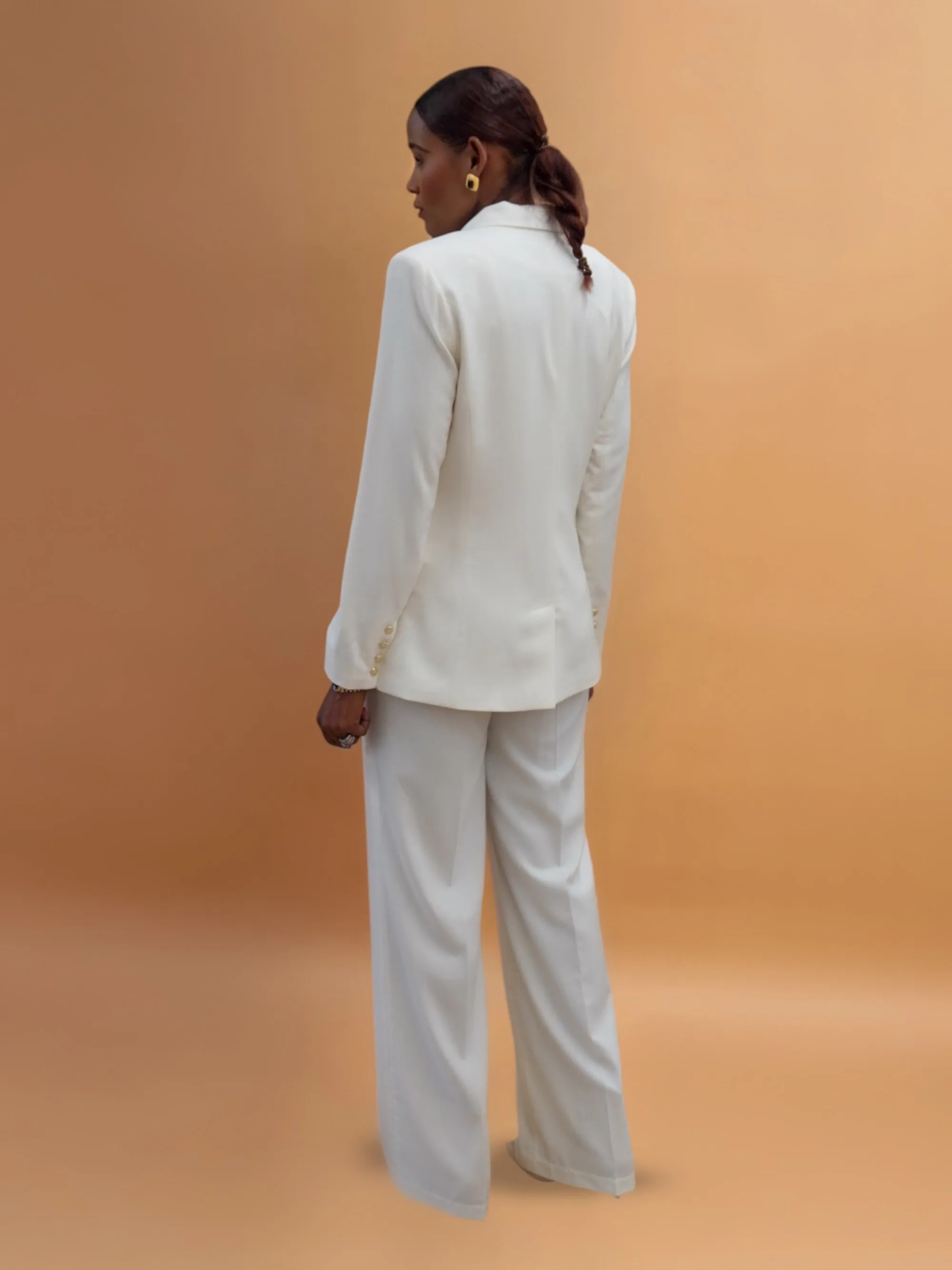 Icon Wool Blazer - Off White