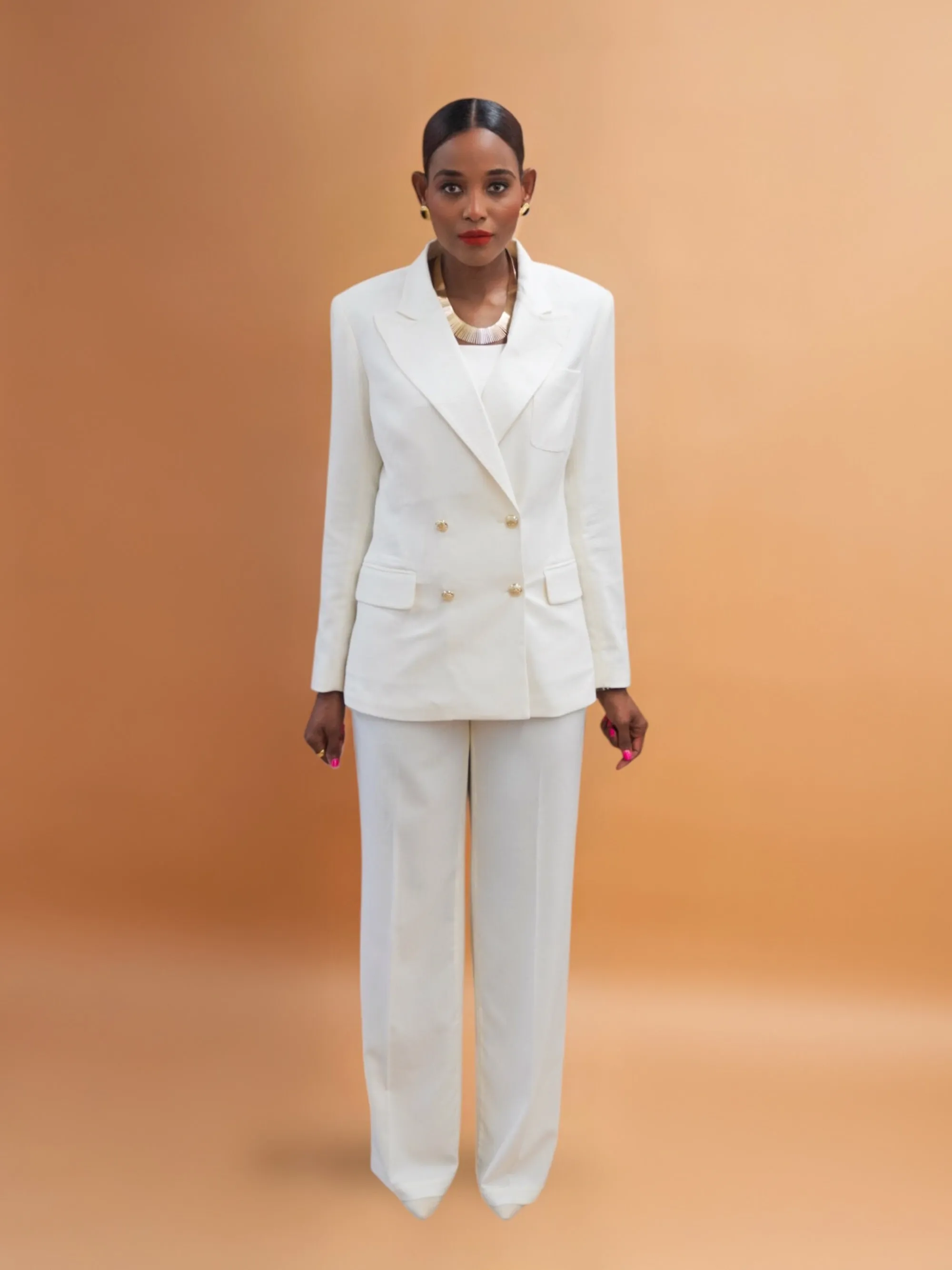 Icon Wool Blazer - Off White