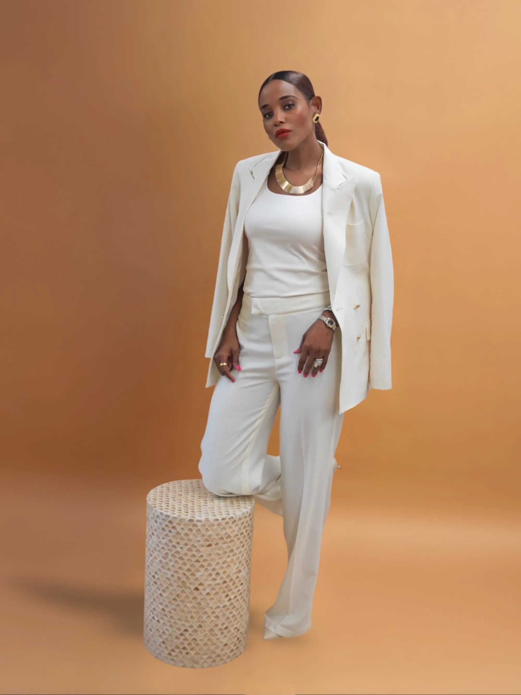 Icon Wool Blazer - Off White