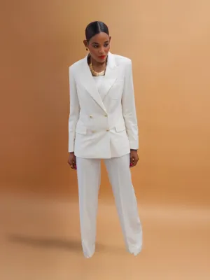 Icon Wool Blazer - Off White
