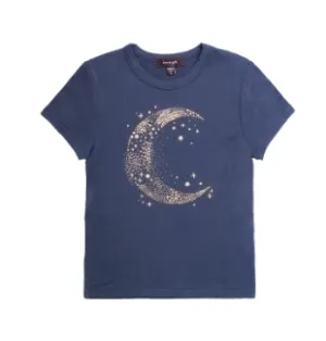 Imoga Amita Graphic Print Tee Navy