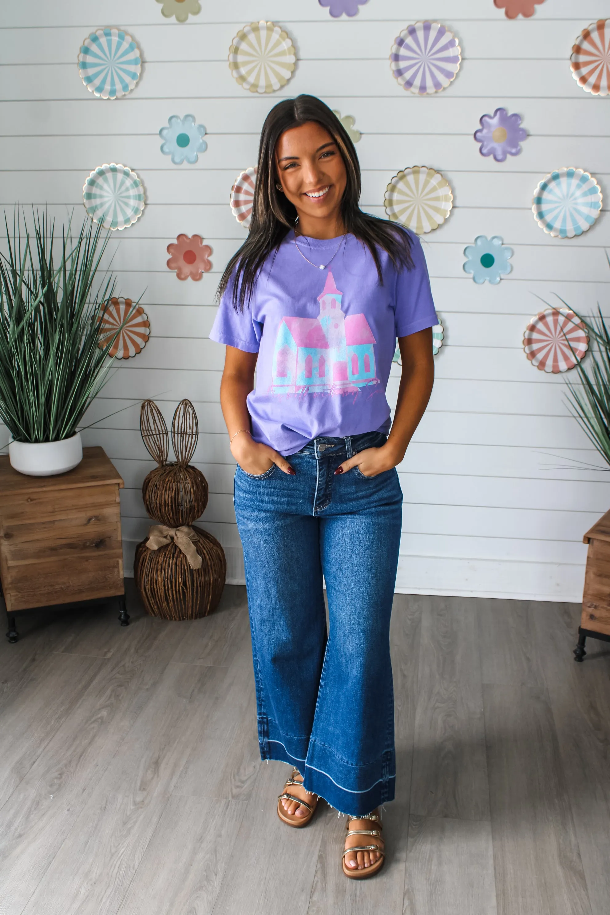 It Is Well With My Soul Graphic Tee • Violet