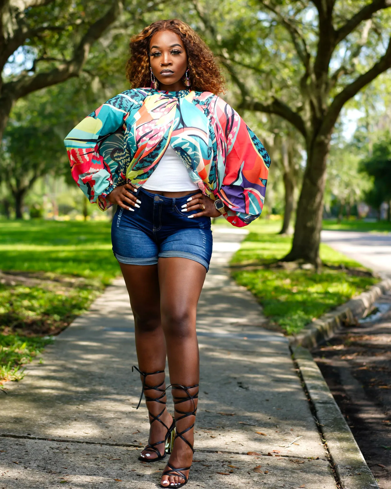 It’s the Colors For Me - Sexy Chiffon Top