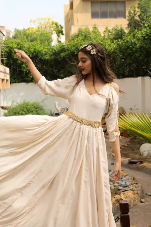 Ivory Evening Gown
