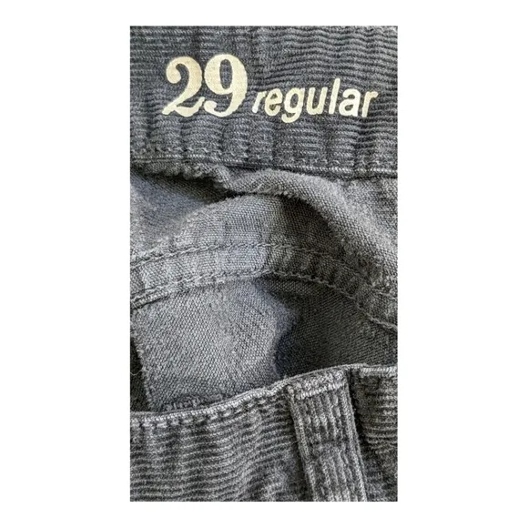 J Crew black courderoy bootcut jeans
