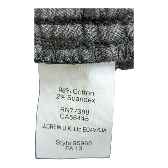 J Crew black courderoy bootcut jeans