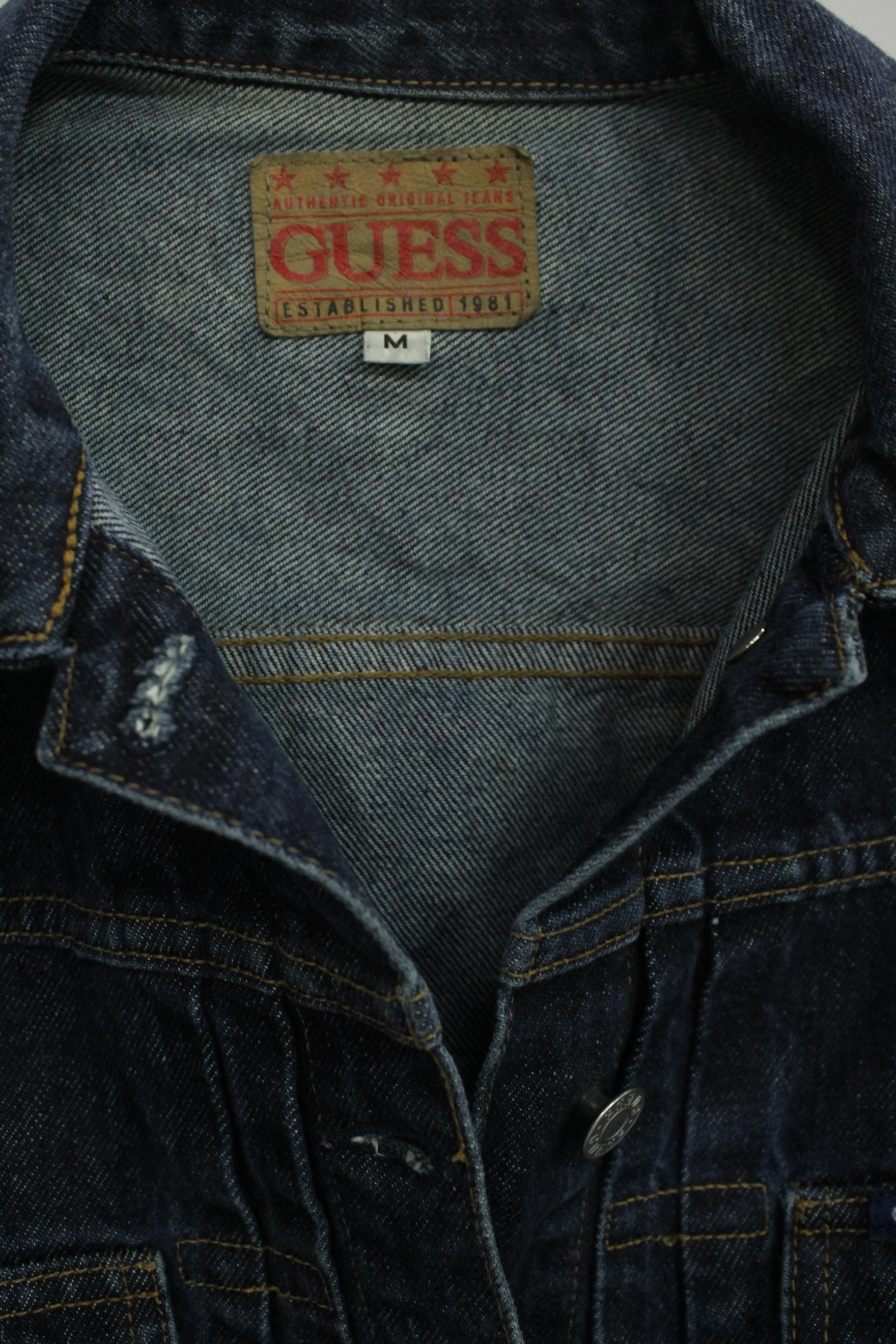 Jacket Azul Guess Talla M