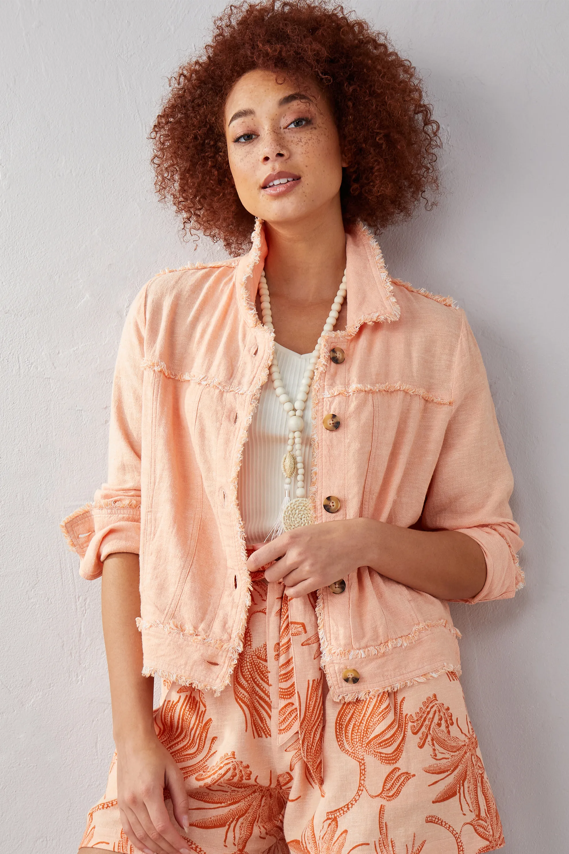 Jayla Linen Jacket