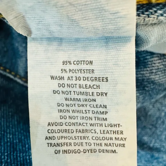Jeans by Boohoo Blue, NWT, Size 18, Distressed