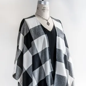 Joanna Buffalo Plaid Flannel Kimono
