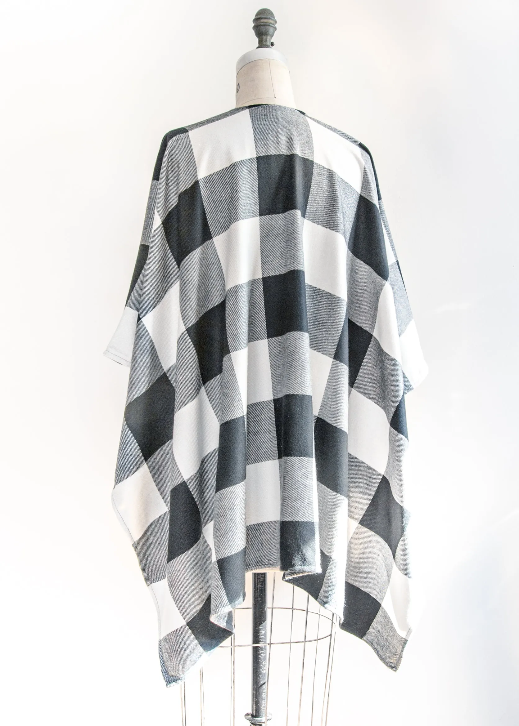 Joanna Buffalo Plaid Flannel Kimono