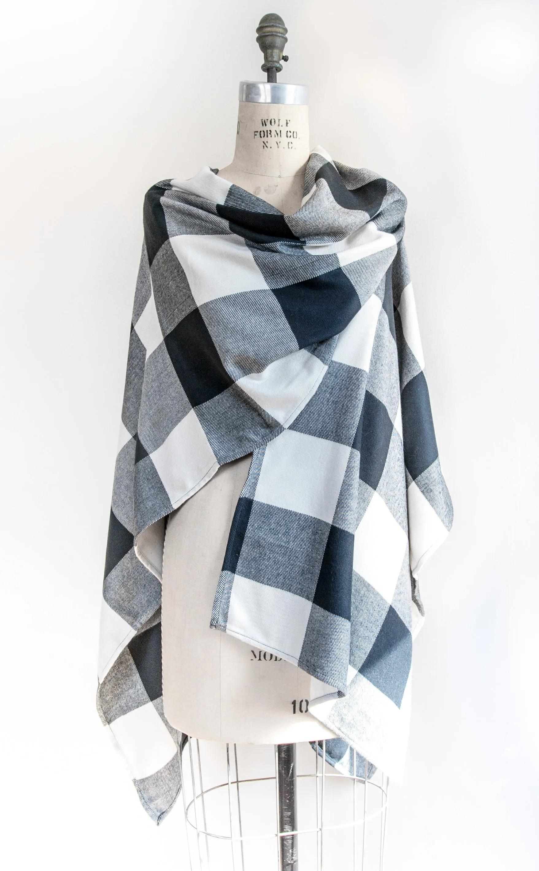 Joanna Buffalo Plaid Flannel Kimono