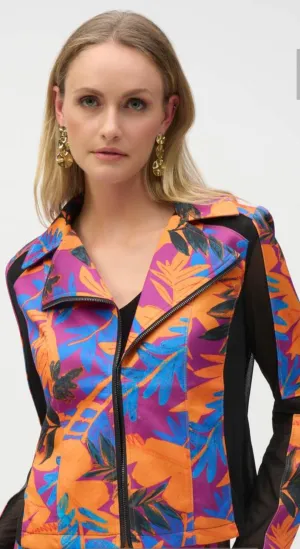 Joseph Ribkoff mesh insert jacket
