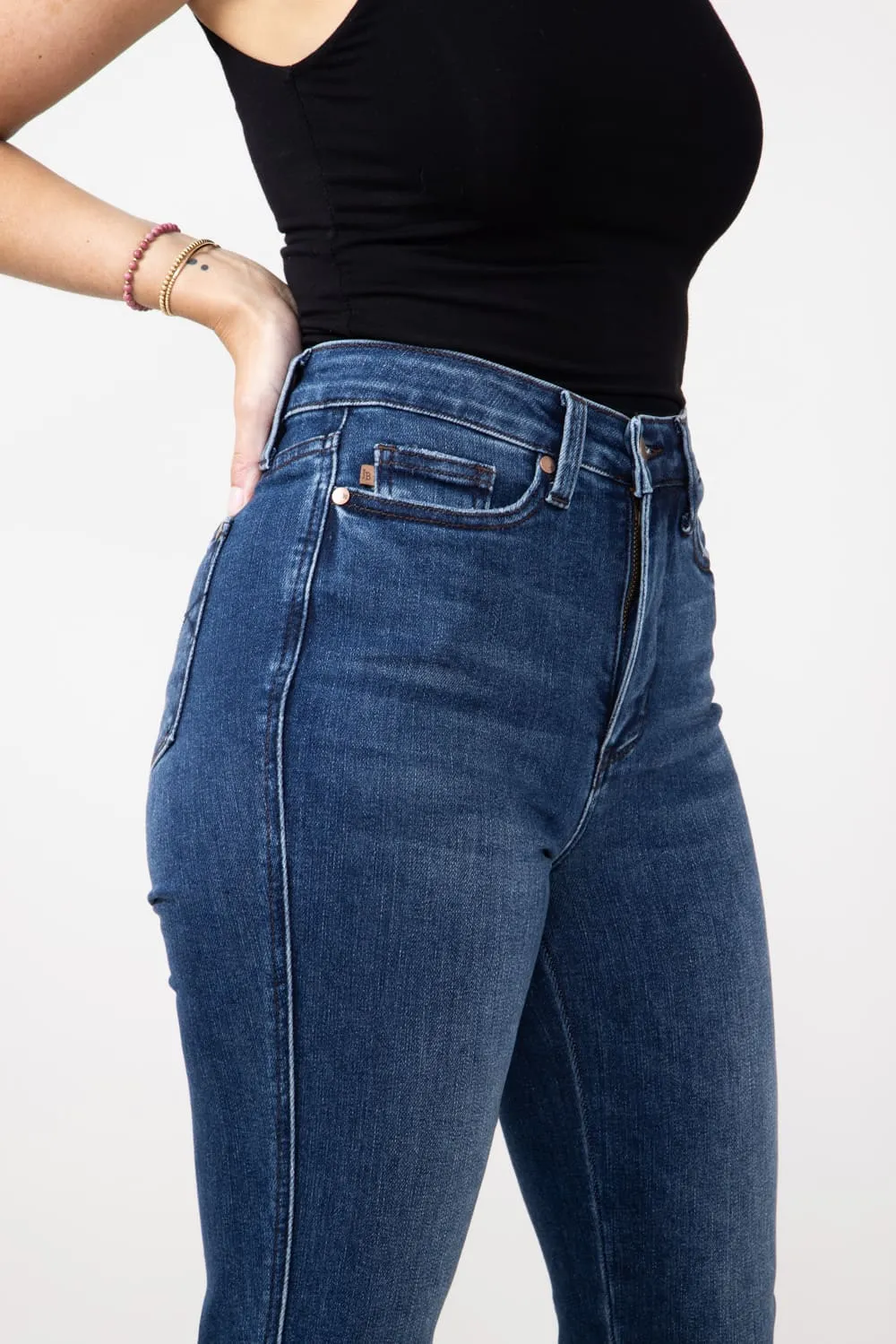 Judy Blue Embroidered Back Pocket 31" Bootcut Jeans for Women | 88786-REG