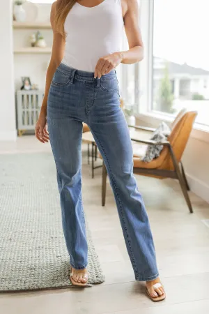Judy Blue High-Rise Pull-On Slim Bootcut Jeans