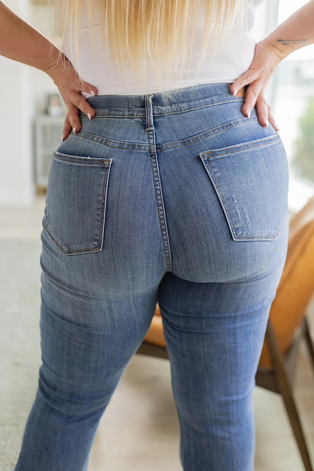 Judy Blue High-Rise Pull-On Slim Bootcut Jeans