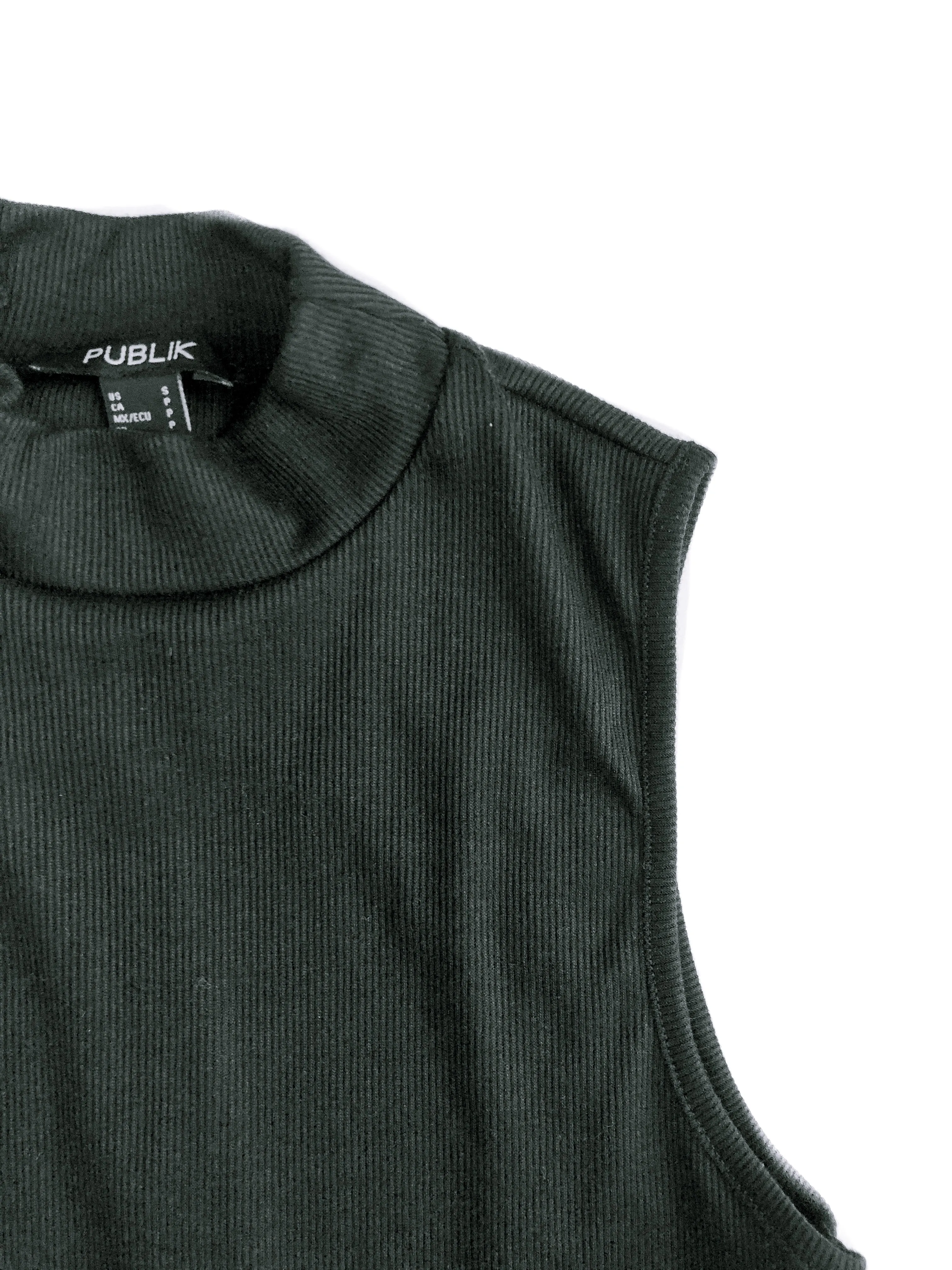 Juliette Open Back Top - Black