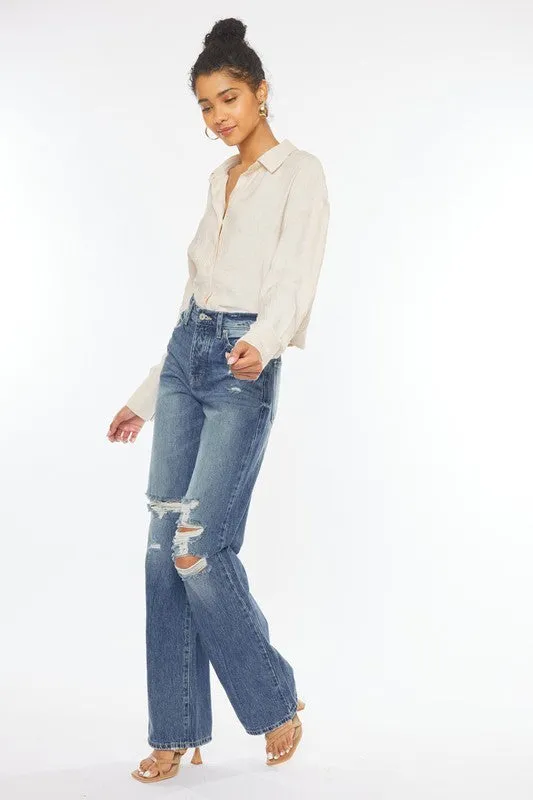 Kan Can Ultra High Rise 90's Wide Leg Flare