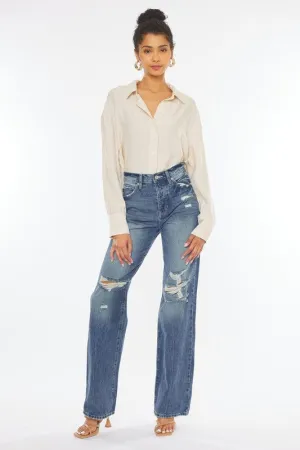 Kan Can Ultra High Rise 90's Wide Leg Flare