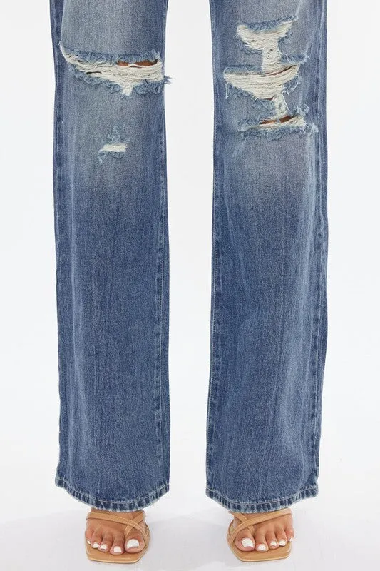 Kan Can Ultra High Rise 90's Wide Leg Flare