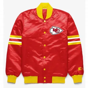 Kansas City Chiefs Button Down Red Jacket