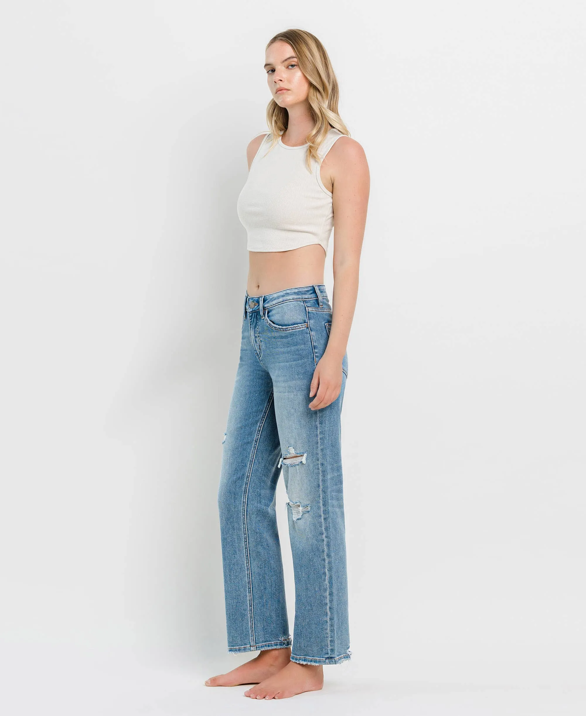 Kendall Distressed Dad Jeans