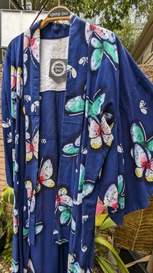 Kimonos for Kindness: Summer Yukata with Butterflies (100% of sale proceeds donated to Maui Relief)
