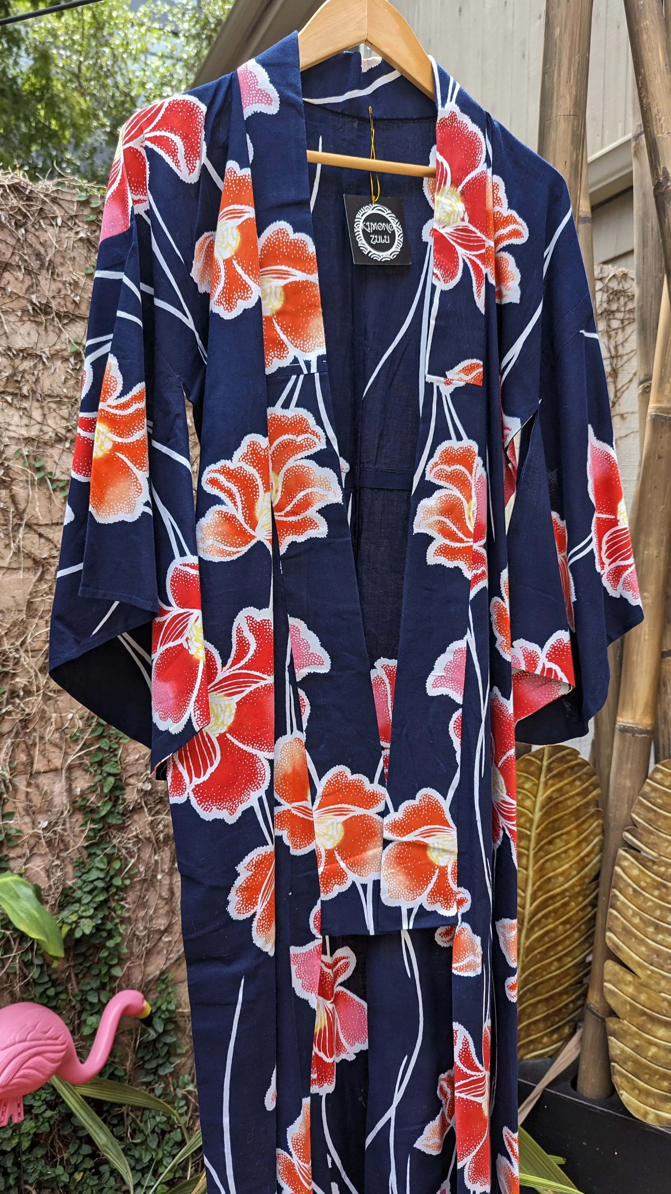 Kimonos for Kindness: Summer Yukata with Tropical Flowers (100% of sale proceeds donated to Maui Relief)