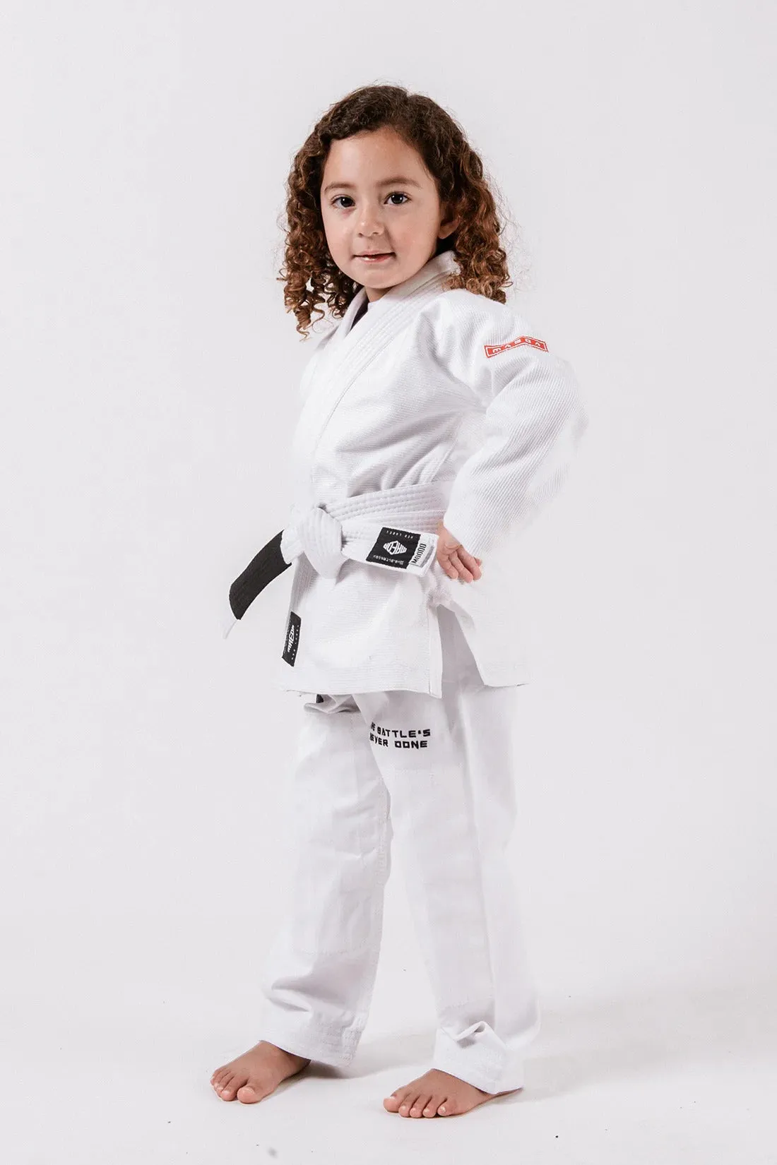 KINGZ Maeda Red Label 3.0 Kid's Jiu Jitsu Gi (Free White Belt)