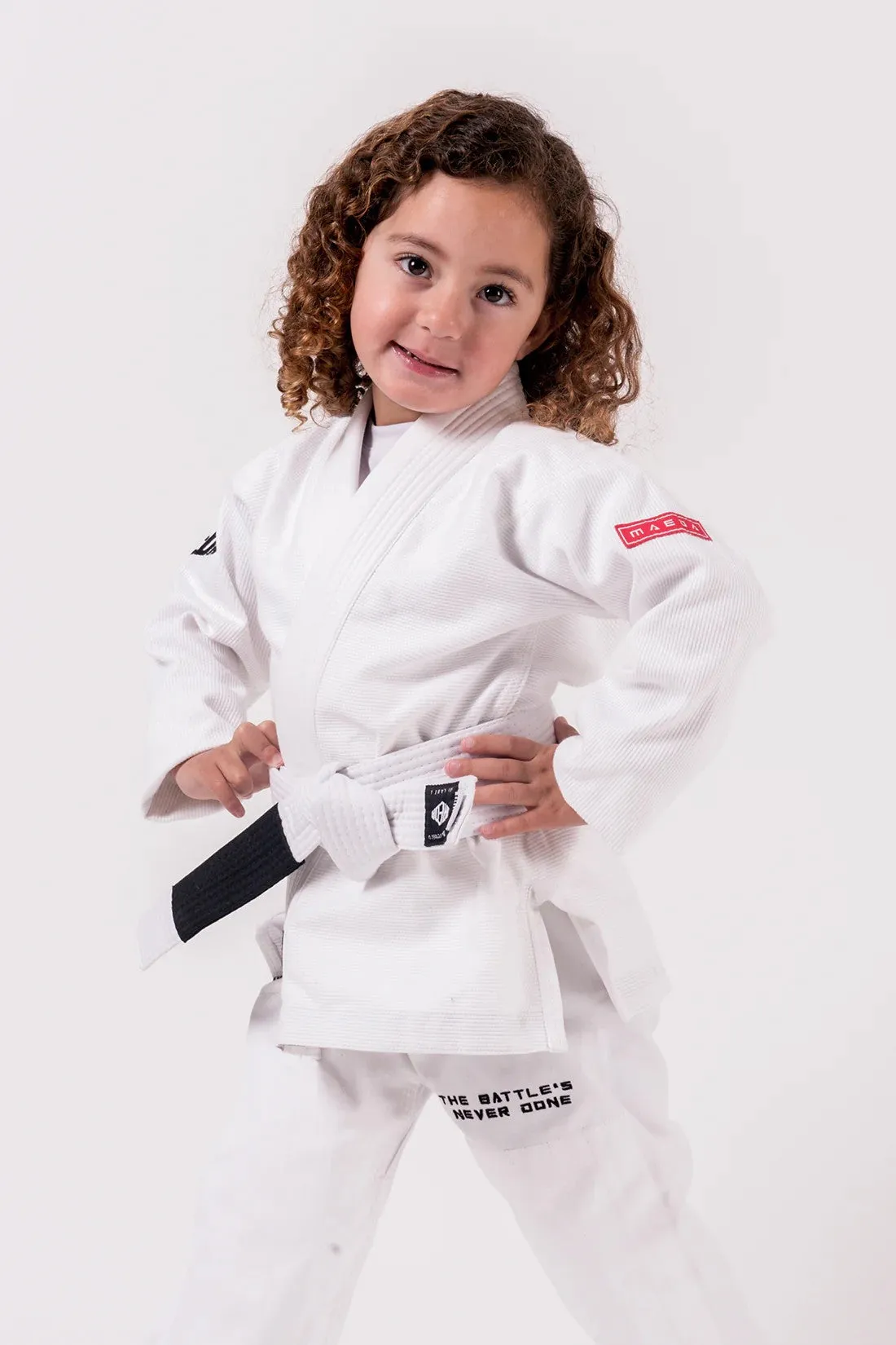 KINGZ Maeda Red Label 3.0 Kid's Jiu Jitsu Gi (Free White Belt)