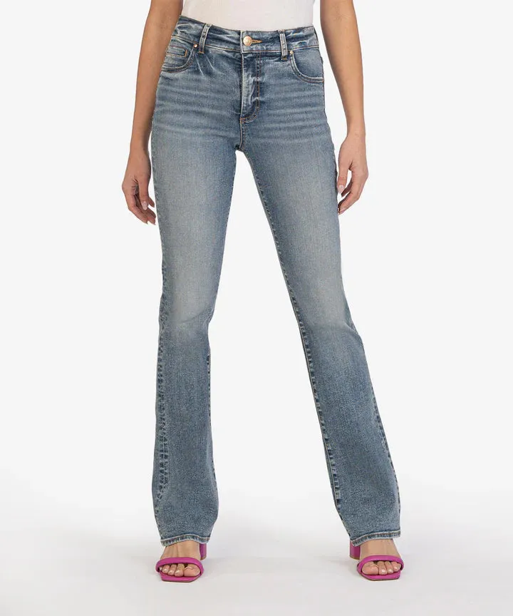 Kut From the Kloth Natalie High Rise Boot Cut Cracking Wash