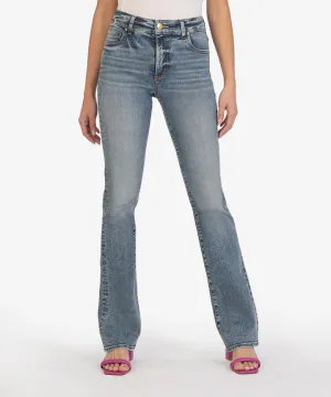 Kut From the Kloth Natalie High Rise Boot Cut Cracking Wash