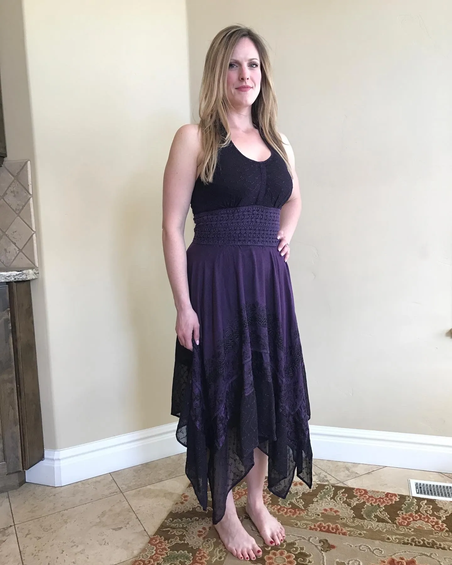 Lace Halter Boho Fairy Dress