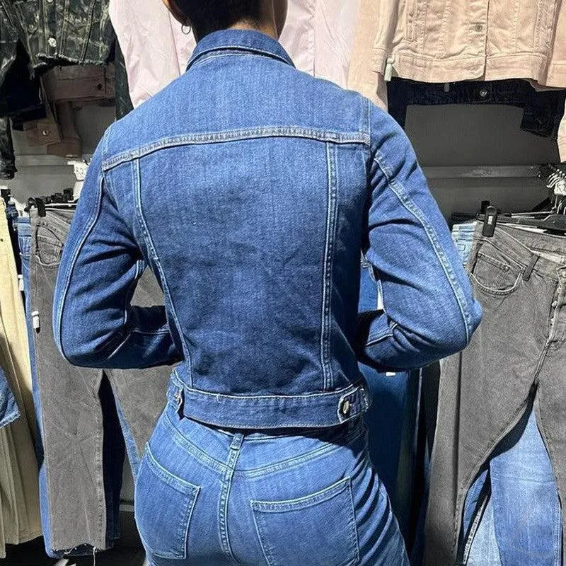 Ladies Super Strong Short Denim Jacket | Plain | "Futhi"