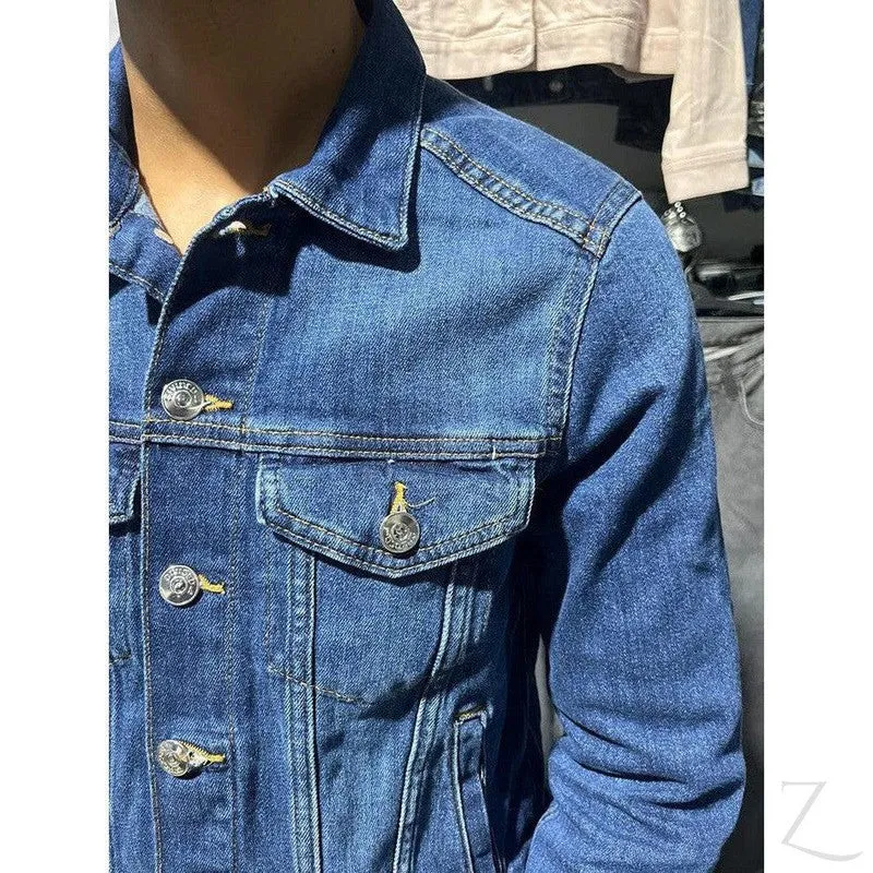 Ladies Super Strong Short Denim Jacket | Plain | "Futhi"