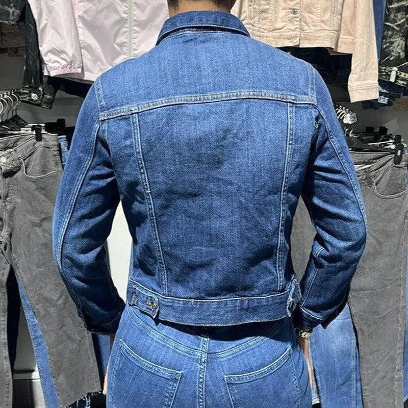 Ladies Super Strong Short Denim Jacket | Plain | "Futhi"