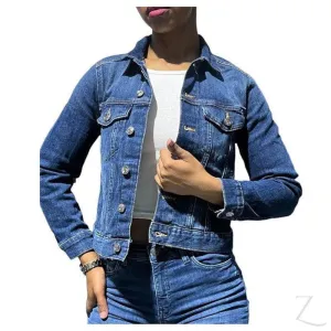 Ladies Super Strong Short Denim Jacket | Plain | "Futhi"