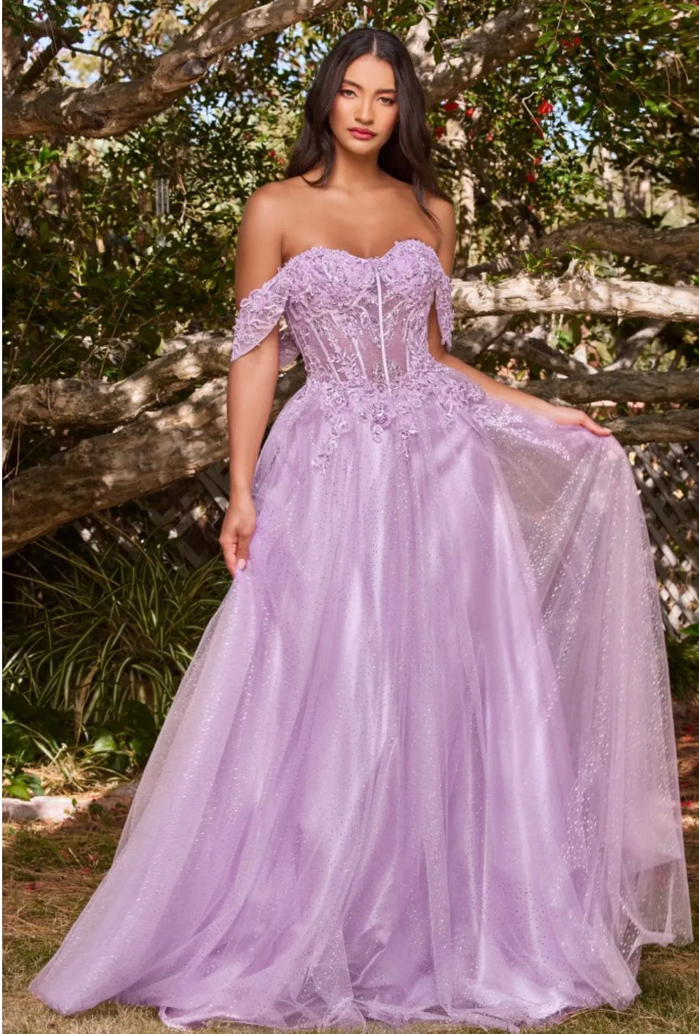 LaDivine by Cinderella Divine CD0198 Evening Gown