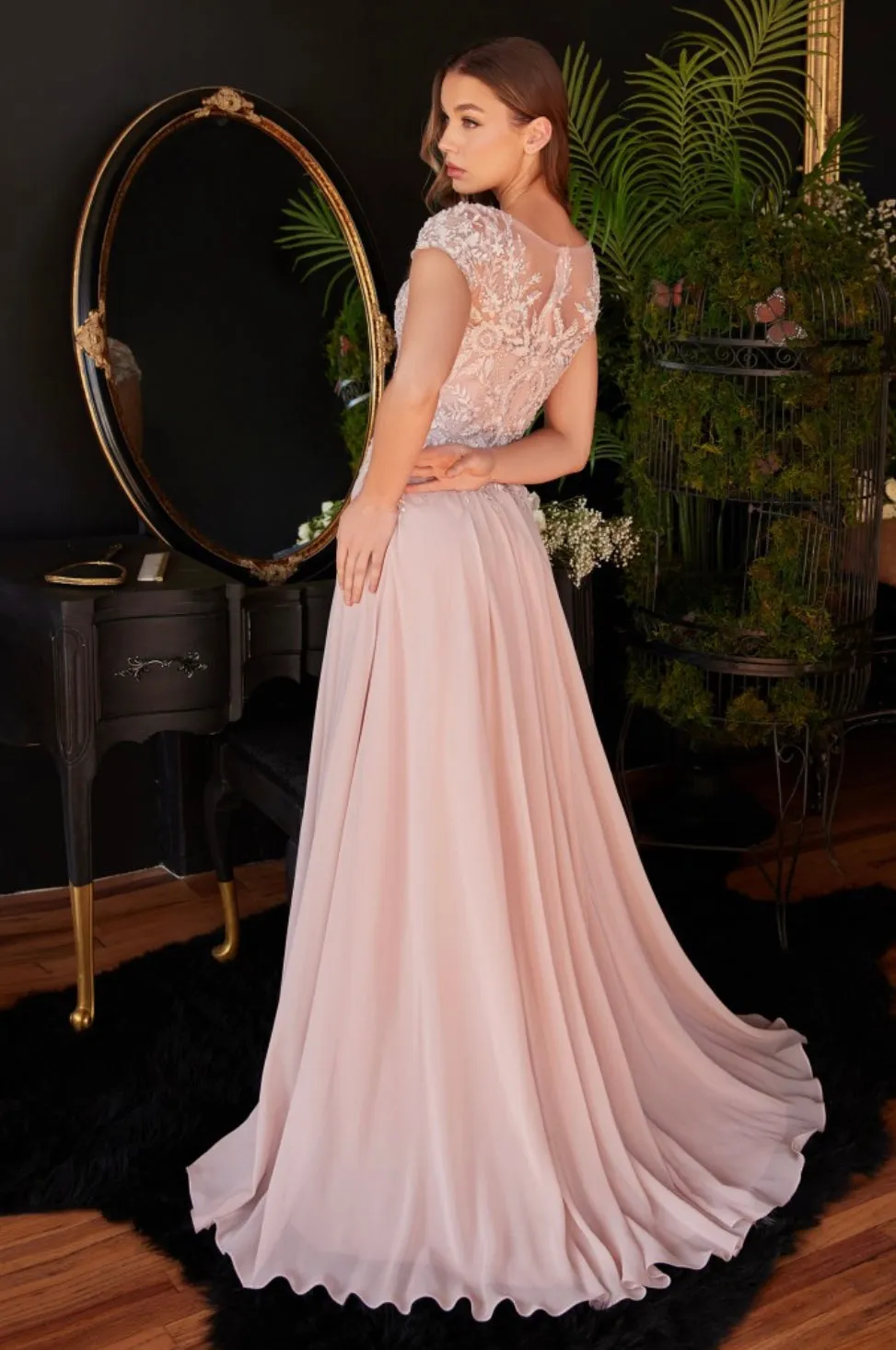 LaDivine by Cinderella Divine CL05 Evening Gown