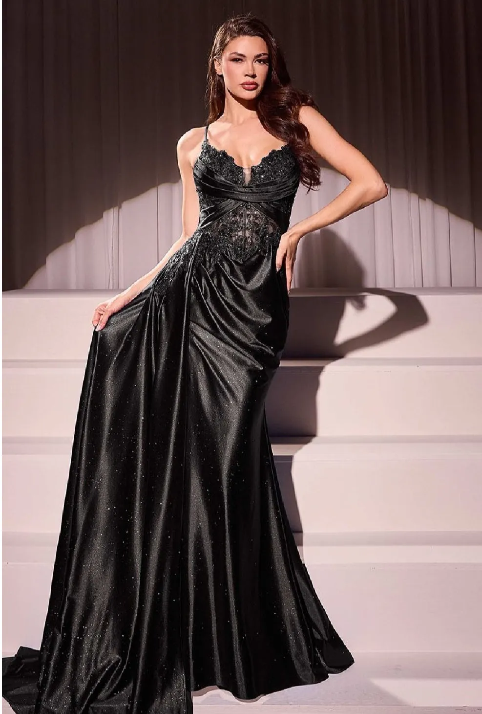 LaDivine by Cinderella Divine Evening Gown CDS524