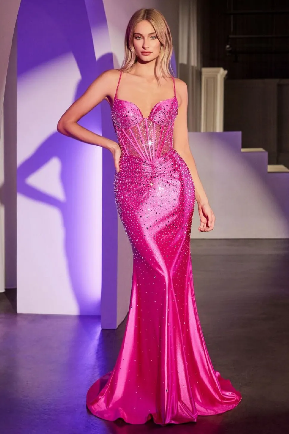LaDivine by Cinderella Divine Evening Gown CDS527