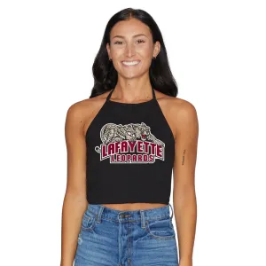Lafayette College Black Halter Top