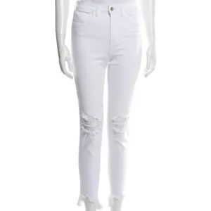 L’Agence White Distressed Skinny Denim Jeans Size 25