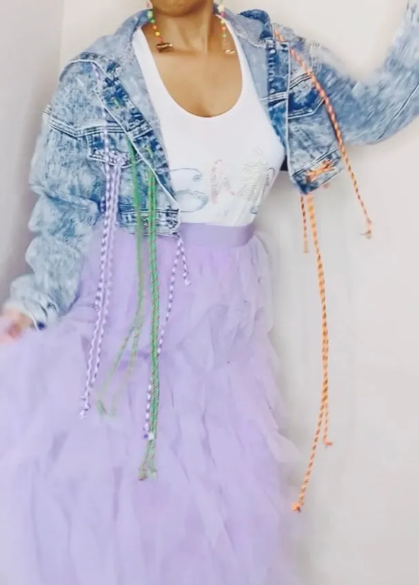 Lavender Tulle Skirt - Regular & Plus