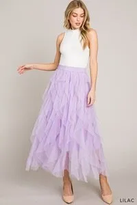 Lavender Tulle Skirt - Regular & Plus
