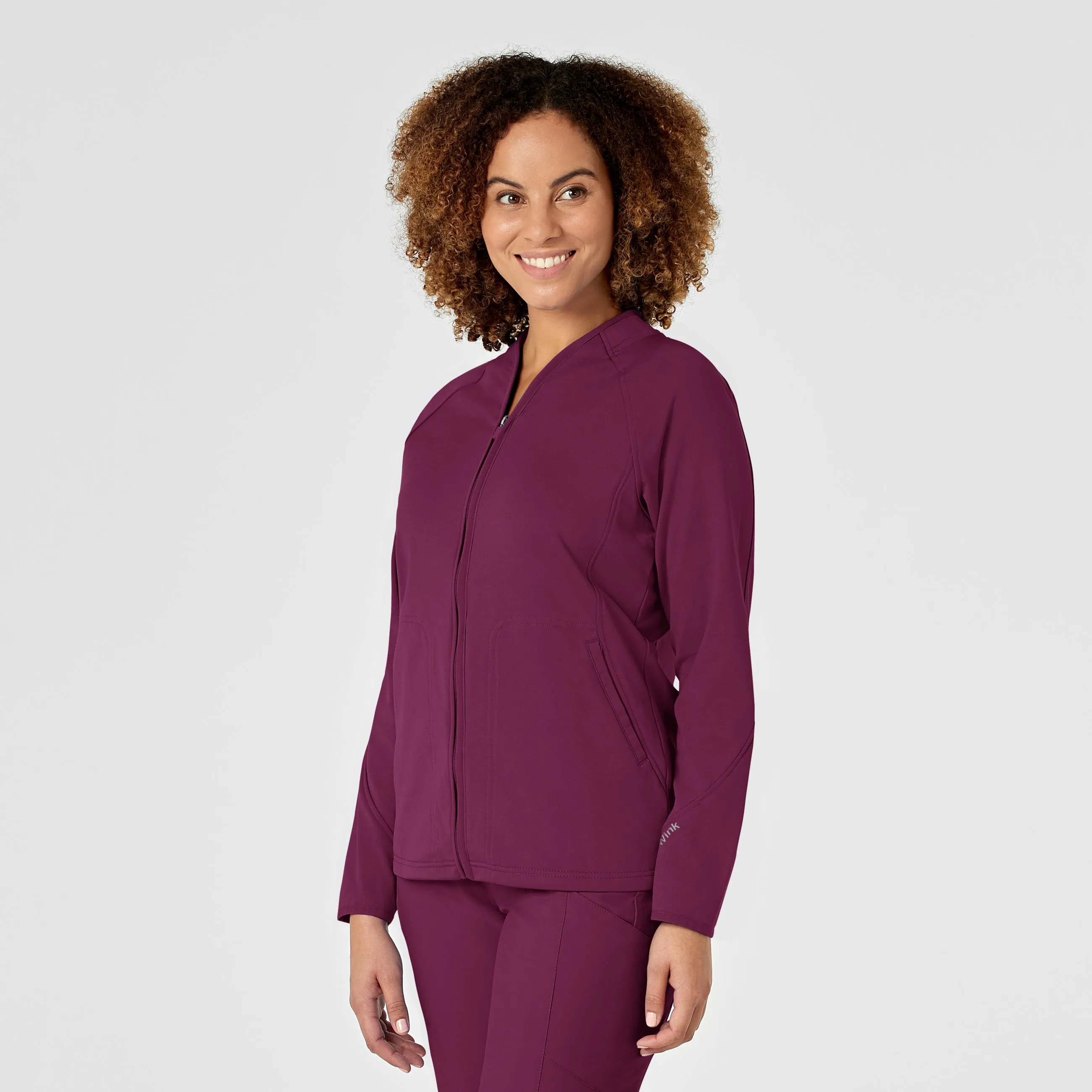 Layers 8209 Fleece Full Zip Jacket Wine