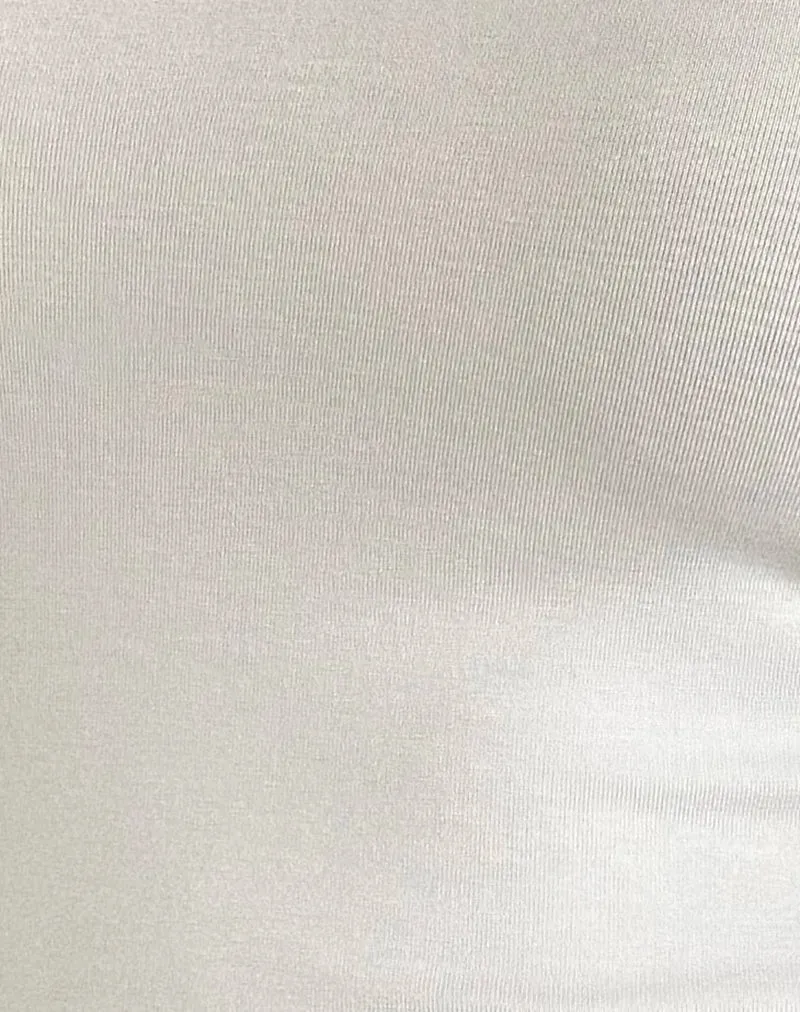 Layti Halterneck Top in Off White