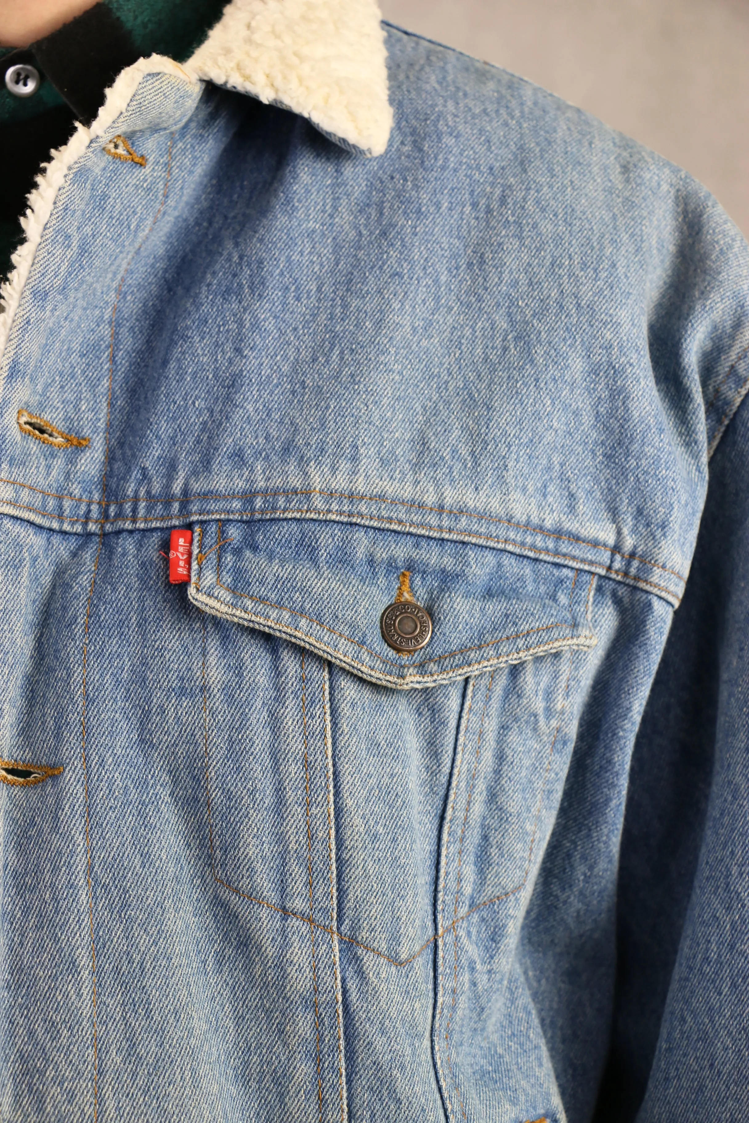 Levi's 'BIG E' Sherpa Trucker Jacket