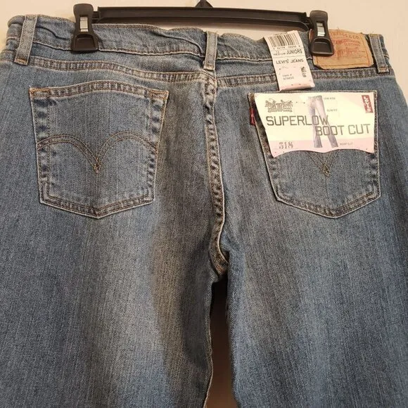 Levi's Superlow bootcut jeans size 13 JRS NWT